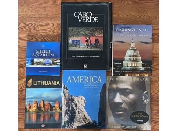 Great Collection Of Coffee Table Books Including Cabo Verde, For The Love Of The Game, & Shedd Aquarium