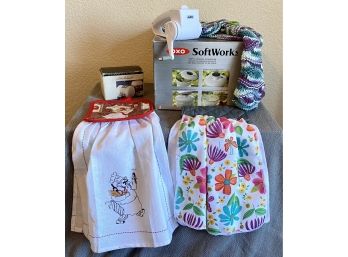 Oxo Softworks Salad Spinner, Dishtowels And More
