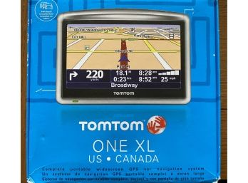 TomTom One XL Complete Portable Widescreen GPS With Original Box