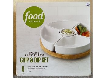 Food Network Lazy Susan Chip And Dip Set