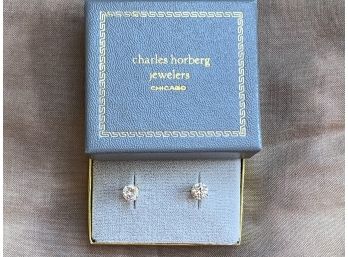Pair Of Beautiful Rhinestone Earrings In Charles Horberg Jewelers