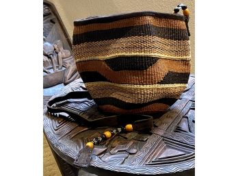 Small Woven Sisal Bag From Kenya