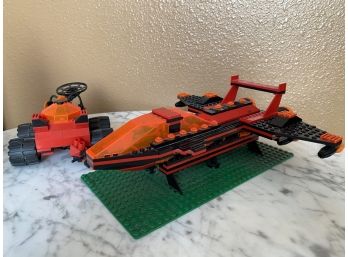 Vintage Lego Space Ship And Rover