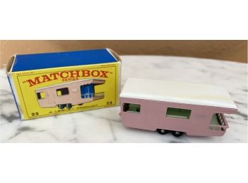 Matchbox Series 23 Trailer Caravan In Box