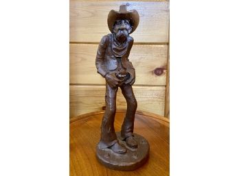 R Weatherbee Jr. 1986 Cowboy Resin Figurine