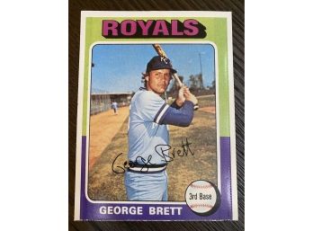 1990 Topps George Brett Reproduction Rookie Card