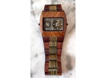 WE Wood Born In Florence Italy 100 Natural Wood Watch
