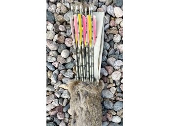 Fur Pouch Filled With Arrows