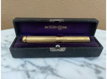 Victor 18K  Gold Filled Fountain Pen With Original Case  N.Y. 1919