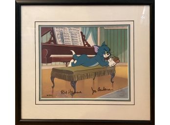 Hanna Barbara Animations Tom & Jerry With COA Signed By Bill Hanna & Joe Barbera