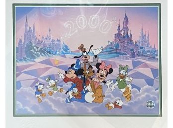 'Top Of The World With Mickey And Friends' Limited Edition Sericel With COA
