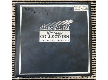 Baseball Binder Including George Brett 1977-1990's Cards