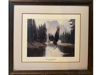 Mountain Majesty By Derk Hansen Print In Wood Frame