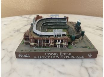 Coors Field A Home Run Experience- Mini Stadium Replica Collectors Edition