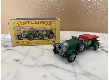 Matchbox Models Of Yesteryear 1929 Bentley In Original Box