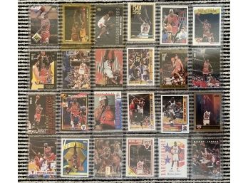 Lot Of 24 Michael Jordan Basketball Cards