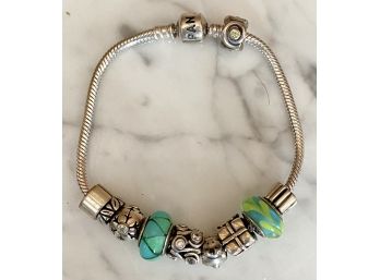 Pandora Charm Bracelet With Beads