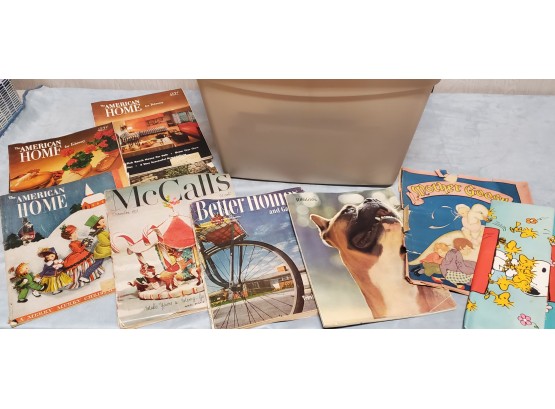 Box Of Vintage 1951 McCall's , Better Homes And Gardens, American Home And More