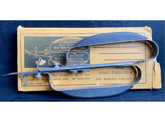 Vintage Sears Roebuck Hook Rug Needle