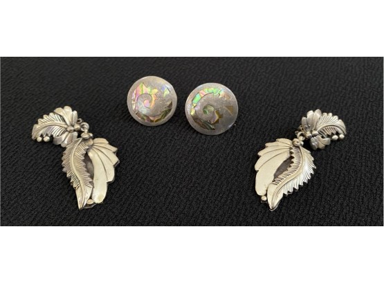 Lot Of Two Pairs Of Earrings