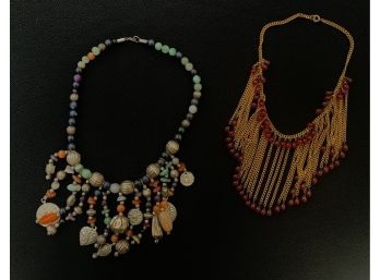 Lot Of 2 Vintage Necklaces