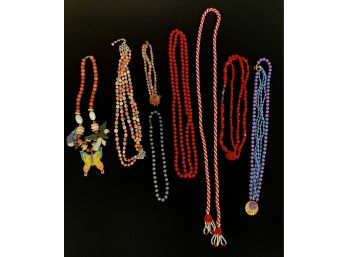 Assorted Lot Of Vintage Beaded Necklaces