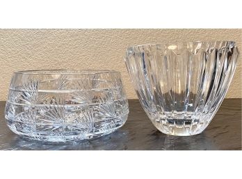 Two Beautiful Crystal Bowls