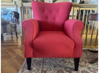 Red Modern Upholstered Chair