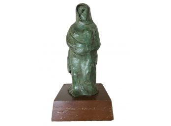 Fabulous Inuit Bronze Carved Figure Dated 1968, Edition 1 Of 6 Signed Carter