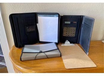 Lot Of Office Folders And Clipboard