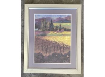 Beverly Wilson Matted And Framed Pastel Print