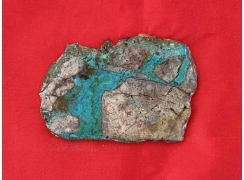 Polished Vibrant Azurite Malachite Specimen From Copper Mine