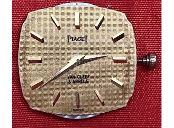 Very Small Piaget Watch Face Van Cleef And Arpels (part Only)