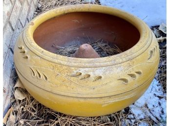 Ceramic Yellow Pot