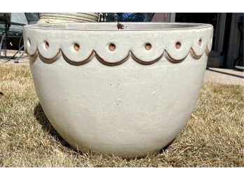 Huge Decorative Ceramic Outdoor Planter Pot (1 Of 2)