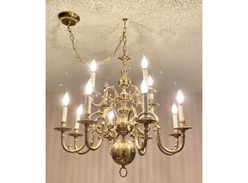 Gold Toned Chandelier
