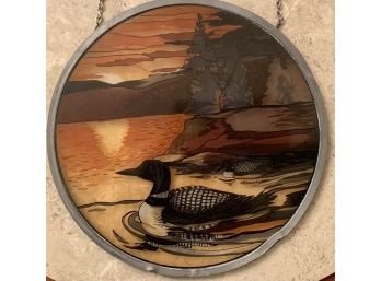 Stained Glass Duck Decor