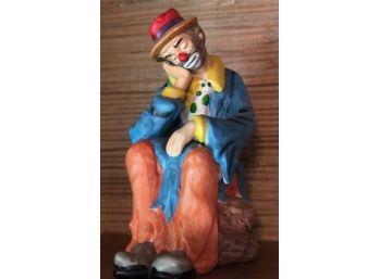 Sad Clown Figurine 7' Tall
