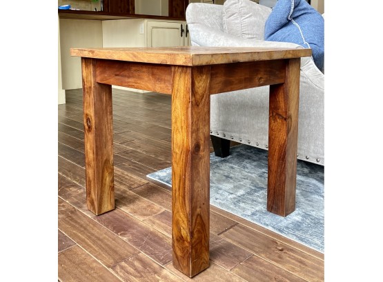 Solid Wood Square Side Table