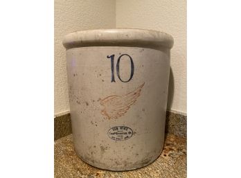Antique 10 Gallon Red Wing Crock