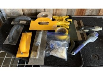 Collection Of Drywall And Tile Tools