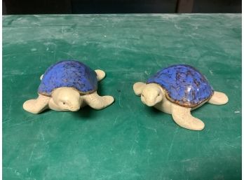 Two Ceramic Turtles