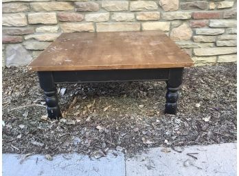 Solid Wood Square Coffee Table