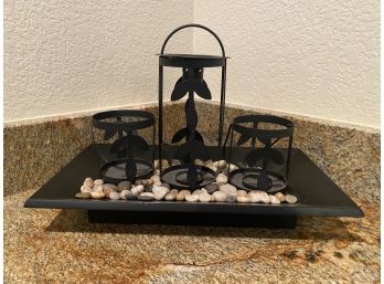 Decorative Candle Holder Tray