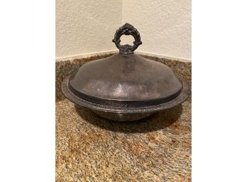 Silver Plate Covered Dish