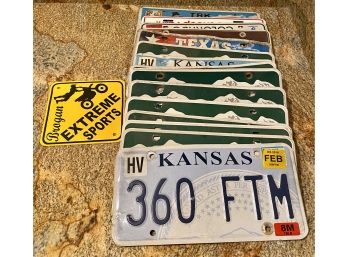 Misc. License Plates From Colorado, Texas, Kansas, Wyoming, And More