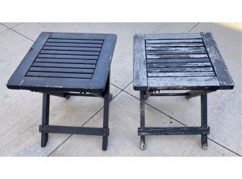 (2) Matching Outdoor Side Tables