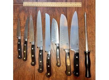 Wolfgang Puck Knife Collection Including Santoku Knives