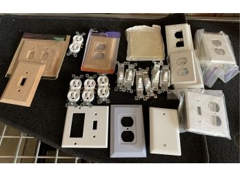 Lot Of Electrical Outlets And Switches