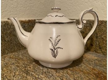 Antique Ceramic Porcelain Tea Kettle